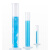 boliyiqi智选塑料带刻度量筒 塑料量筒(蓝线)25ml4个/包