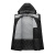 沸耐笙 FNS-17720 发热户外防寒保暖加绒冲锋衣 黑色M 1件