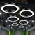 灯具吊灯圆形圆环led现代简约酒店大堂工业风圆圈工程环形定制 白色空心直径1米-130瓦