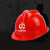工地安全帽 ABS防砸V型透气防护头盔印字劳保工程施工安全帽 10个起批  挺固 国标大V型（过检款）  蓝色 3天