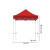 雨棚户外防雨广告帐篷遮阳棚四脚摆摊商用大伞角折叠伸缩式遮棚子B 重型自动架2x2m红