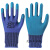耐磨塑胶劳保浸胶带胶乳胶防水耐油防滑劳动工作工地胶皮橡胶手套 利和特耐保手套(12双装) L