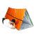 格术 身体防护应急急救毯 橄榄绿保温毯橙色睡袋帐篷PE加厚款急救帐篷（150*240cm）尼龙袋包装
