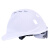 朋安V型ABS安全帽透气工地施工建筑工程监理领导电力施工头盔防砸抗冲击 V型ABS透气-白色 