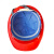 利力维特安全帽内衬 一次性安全帽内衬蓝色固定式无纺布吸汗透气头盔内胆 薄款 蓝色100