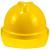 美安明ABS安全帽工地国标中国建筑国家电网施工加厚头盔男定制logo印字 N15玻钢型透气 黄色