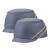 代尔塔102130 COLTAAIGRMI透气型防撞安全帽3cm帽檐 1顶 灰色