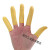 手指套米黄色工业一次性乳胶橡胶劳保加厚光滑无粉尘手指套 黑色磨砂500克(中号) 默认