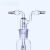 125ml250ml500/1000多孔气体洗瓶高硼硅玻璃洗气瓶玻璃缓冲瓶 气体洗瓶 250ml