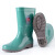 3531 夏季女款雨靴 1610 劳保防水鞋 绿色中筒（36-41码 下单备注尺码）