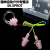 山头林村羽克盒装带线防水配件防水软硅胶成人儿童游泳装备 粉红色(2-10岁儿童专用耳塞)+耳