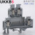 配电箱UKKB5导轨式双层接线端子排 UK-4/2-2L双进双出2.5-4 UKKB3 UKKB3 (2.5)平方50只