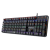 红龙（REDRAGON）K99可插拔矮轴机械键盘有线电竞游戏笔记本电脑青轴茶轴红轴 k99矮轴水晶黑色-方 青轴 标配