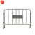 谋福575不锈钢铁马护栏 广场地铁围栏景区围栏定制收费( 201不锈钢加横板1米*1.5米 )