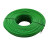 禾音深井潜水泵下井绳软细线包塑不锈钢钢丝绳弹簧扣夹头安装配件 绿色25mm直径100米送8个铝扣