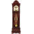 承琉别墅奢华欧式立式钟表客厅中式复古座钟实木机械钟复古落地钟摆钟 14164 栗木色 石英机芯 14英寸