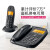 摩托罗拉(Motorola)数字无绳电话机 无线座机 子母机一拖三 办公中文显示 双免提套装CL103C(黑色)