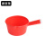 康丽雅 K-0353 工业塑料水瓢 带导流口水勺水舀子舀水瓢 中号红色带嘴