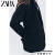 ZARA24春季新品TRF女装基本款长袖西装外套1255787800 黑色 S (165/84A)