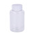 山顶松 透明塑料瓶 密封罐 小药瓶子 密封样品分装瓶 液体pet大口 干果瓶包装瓶子  50个 250毫升 