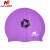 紫羲ZXFH.NET成人硅胶游泳帽超强长发防水护耳厂家直销logo硅胶泳帽 紫色SH-1231