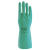 安思尔（Ansell）37-175 丁腈橡胶手套 耐酸碱溶剂防化耐油污工业劳保防护用品 1副 绿色 10 2 