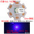 CREE 10W T6灯珠led蓝光紫光UV3 365m灯芯验钞钓鱼灯泡紫 焊16MM铜基板-T6灯珠 10 蓝