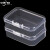 零件盒收纳盒工具盒螺丝物料元件透明分隔配件盒样品盒小盒子塑料 2个方35_35_18