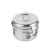 谋福 304不锈钢贮槽罐 多用贮槽防碘伏酒精消毒贮槽消毒罐(304材质-23CM )