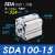 德客型小型气动薄型气缸SDA100-5/10/15/20/25/30/40/50/60/S-B SDA100-15