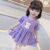 迪士尼（Disney）2024新款女童夏款可爱连衣裙洋气儿童短袖女宝宝裙子韩版公主裙潮 粉红色 120(高质量)