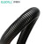 伊莱科（ELECALL)波纹管PP材质防水阻燃软管穿线管 黑色/AD10/内径6.5mm/100米/开口/1卷装