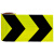 20cm箭头反光贴交通导向标汽车挖掘机车身装饰贴夜间防撞警示贴纸 红黄箭头【20厘米宽*3米长】