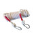 逃生绳安全绳钢丝芯尼龙绳应急救援捆绑绳户外攀岩晾衣绳绳子 带钢丝12毫米/15米+手套+安