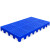 山顶松 防潮垫板 塑料栈板组合式地台板仓库地垫板 圆孔蓝加厚30*30*3cm