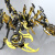 蝎子玩具金属拼装模型3D立体拼图创意手工diy生日礼物六一儿童节 黑金蝎魔-圣诞节礼物