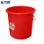 希万辉 多功能清洁洗车桶塑料手提装水桶【34*32cm红色18L】XWH0107