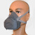 迈恻亦3200防尘口罩工业防粉尘打磨装修电焊煤矿水泥防灰透气可拆洗面具 3200面具