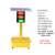 太阳能红绿灯交通信号灯 可升降移动信号灯 学校十字路口临时红绿 200-12-120型推车款