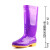 回力（Warrior）雨鞋女士雨靴水鞋靴户外防水不易滑舒适套鞋 813高筒 紫色 紫色高筒 38码 