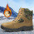 工品星 GPX-MCX-2冬季保暖反绒牛皮迷彩靴羊毛内里抗寒防滑耐磨鞋 41码