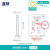 戴丹玻璃量筒厚款实验室器材出入式玻璃计量筒带刻度100 250ml  50mLA级可过检不过检