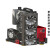 乐誉开放机箱机架电脑atx大板铝合金创意个性台式机风冷matx全铝itx 持mini-MATX-小型机箱(元素红版 官方标配