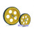 计米轮编码器轮同步轮橡胶轮包胶喷码机同步器轮子 周长200mm轮 孔6