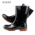 米兰亚贝耳 YM-032 中筒雨鞋 性别：通用 号码：均码（计价单位：双）颜色：黑色