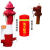 鸣固 室外消防栓保温罩加厚 水泵接合器罩（加棉）70*40CM 防晒防冻保护罩 消防器材