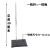 标准铁架台烧瓶夹铁圈十字夹子支架全套方座支架初中物理实验器材 一杆一座40cm