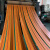 定制黄色帆布平胶带橡胶提升带工业传送带耐磨输送带机器传动带平皮带 6cm宽(每米)