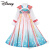 迪士尼（Disney）汉服女童连衣裙冬装新款中国风儿童古装超仙拜年服冬 红色加绒 150(150)