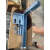 无框玻璃楼梯平台扶手预埋钢槽热镀锌槽内嵌式玻璃扶手底槽弧形槽 112mm热镀锌钢槽一支2.5米（不包邮）